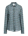 Massimo Alba Woman Shirt Sky Blue Size Xl Cotton In Blue