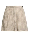 Massimo Alba Woman Shorts & Bermuda Shorts Beige Size 4 Linen In Neutral