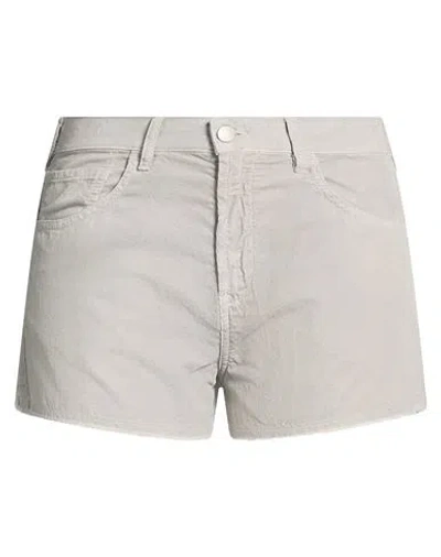 Massimo Alba Woman Shorts & Bermuda Shorts Light Grey Size 26 Cotton In Gray