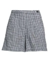 Massimo Alba Woman Shorts & Bermuda Shorts Midnight Blue Size 8 Cotton In Blue
