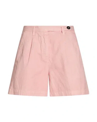 Massimo Alba Woman Shorts & Bermuda Shorts Pink Size 0 Cotton, Linen