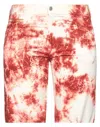 Massimo Alba Woman Shorts & Bermuda Shorts Rust Size 31 Cotton In Red