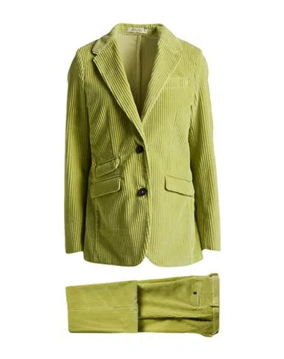 Massimo Alba Woman Suit Lime Green Size 8 Cotton