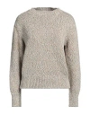 Massimo Alba Woman Sweater Beige Size Xs Cotton In Beige