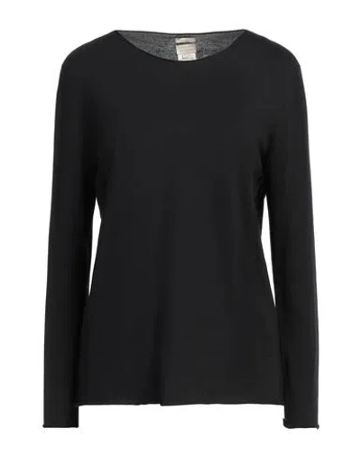 Massimo Alba Woman Sweater Black Size Xl Cotton, Cashmere