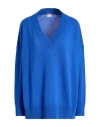 Massimo Alba Woman Sweater Blue Size L Cashmere