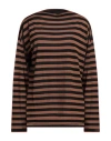 Massimo Alba Woman Sweater Brown Size L Wool