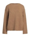 Massimo Alba Woman Sweater Camel Size S Wool, Cashmere In Beige