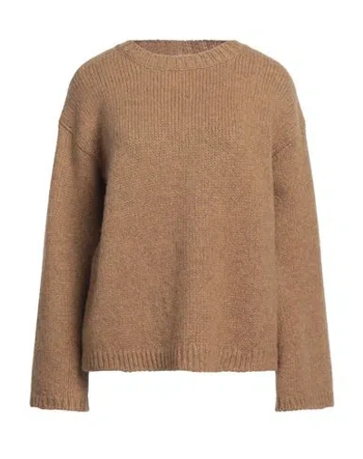 Massimo Alba Woman Sweater Camel Size S Wool, Cashmere In Beige