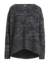Massimo Alba Woman Sweater Charcoal Size M Cashmere