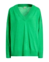 Massimo Alba Woman Sweater Green Size M Cashmere In Green