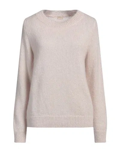 Massimo Alba Woman Sweater Ivory Size L Mohair Wool, Silk In White