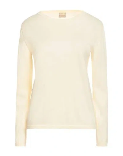 Massimo Alba Woman Sweater Ivory Size S Cotton, Cashmere In Neutral
