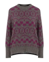 Massimo Alba Woman Sweater Lead Size S Cashmere In Grey