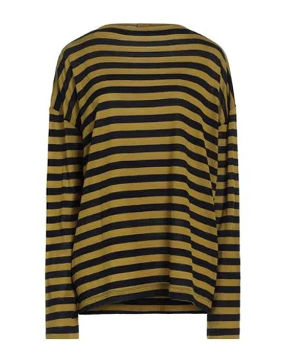 Massimo Alba Woman Sweater Ocher Size L Wool In Yellow