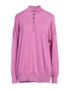 Massimo Alba Woman Sweater Mauve Size M Cashmere In Purple