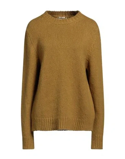 Massimo Alba Woman Sweater Mustard Size L Wool, Cashmere In Yellow
