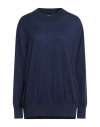 Massimo Alba Woman Sweater Navy Size L Cashmere In Blue