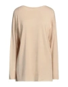 Massimo Alba Woman Sweater Sand Size Xl Cashmere In Beige