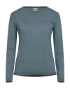 Massimo Alba Woman Sweater Slate Blue Size Xl Cotton, Cashmere