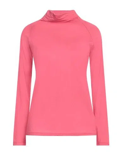 Massimo Alba Woman T-shirt Coral Size M Cotton, Cashmere In Red