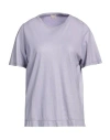 Massimo Alba Woman T-shirt Lilac Size L Cotton In Purple