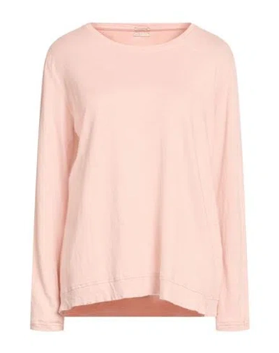 Massimo Alba Woman T-shirt Pink Size Xl Linen, Cotton