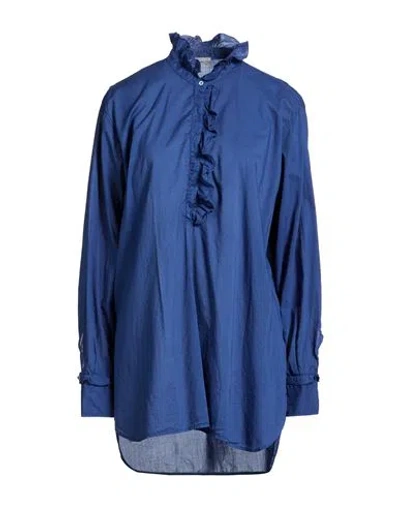 Massimo Alba Woman Top Blue Size L Cotton