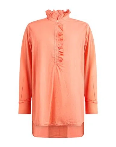 Massimo Alba Woman Top Coral Size Xxs Cotton In Orange
