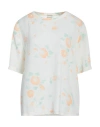 Massimo Alba Woman Top Ivory Size M Silk In White