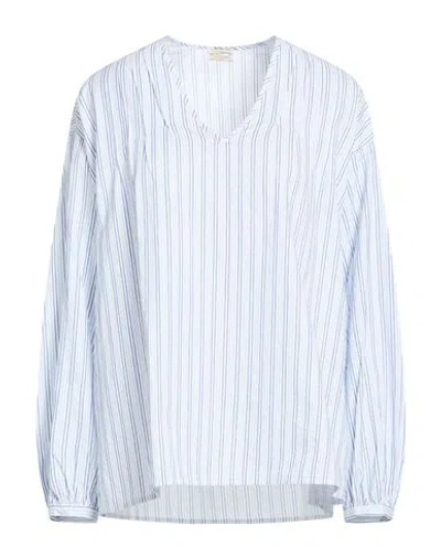 Massimo Alba Woman Top Light Blue Size M Cotton, Polyester, Polyamide