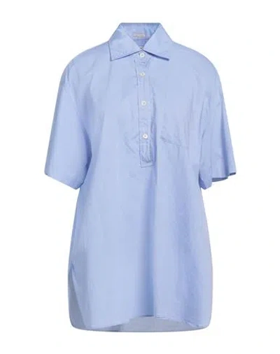 Massimo Alba Woman Top Light Blue Size S Cotton
