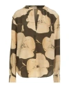 Massimo Alba Woman Top Military Green Size M Silk