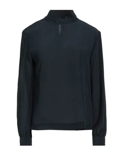 Massimo Alba Woman Top Navy Size L Silk