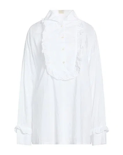 Massimo Alba Woman Top White Size L Cotton
