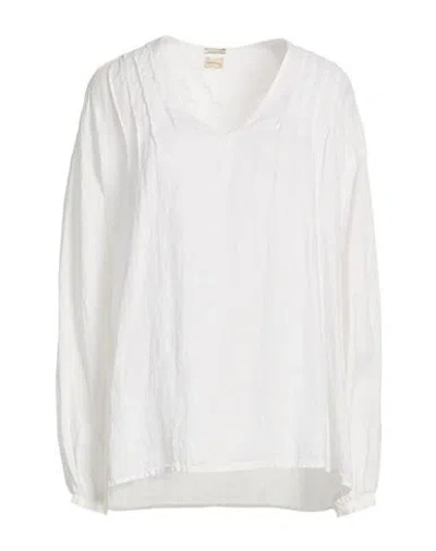 Massimo Alba Woman Top White Size M Linen