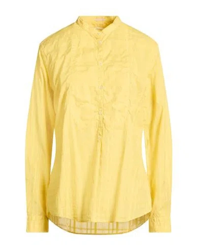 Massimo Alba Woman Top Yellow Size L Cotton