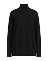 Massimo Alba Woman Turtleneck Charcoal Size L Wool In Grey