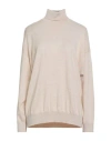 Massimo Alba Woman Turtleneck Cream Size S Virgin Wool