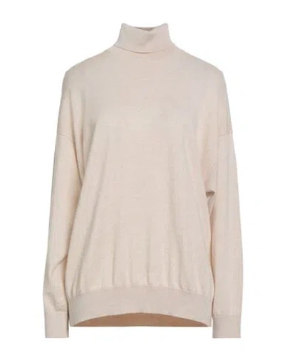 Massimo Alba Woman Turtleneck Cream Size S Virgin Wool