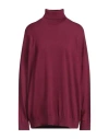 Massimo Alba Woman Turtleneck Garnet Size M Wool In Red