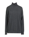 Massimo Alba Woman Turtleneck Grey Size L Virgin Wool In Gray