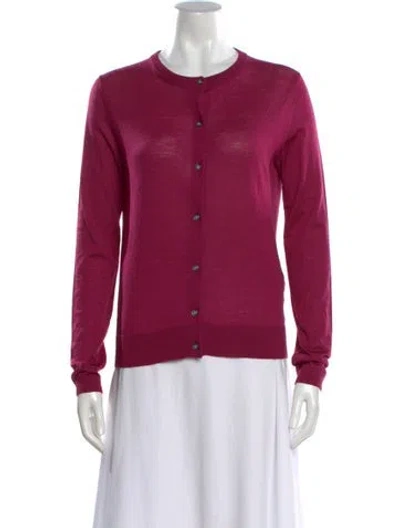 Pre-owned Massimo Alba Wool Crew Neck Sweater In Pink