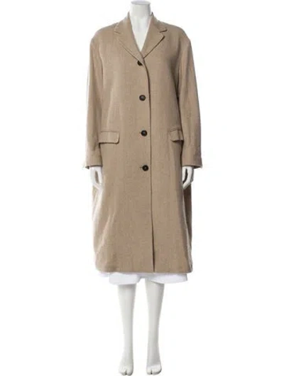 Pre-owned Massimo Alba Wool Peacoat In Neutral
