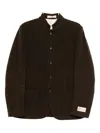 Massimo Alba Wool Single-breasted Jacket In Brown