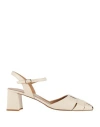 Massimo Baldi Woman Pumps Ivory Size 11 Leather In White