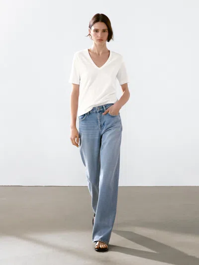 Massimo Dutti T In White