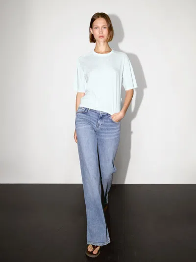 Massimo Dutti 100% Cotton Short Sleeve T In White