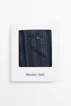Massimo Dutti 100% Cotton Striped Boxers In Multi