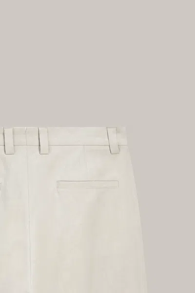 Massimo Dutti 100% Linen Suit Pants In Neutral
